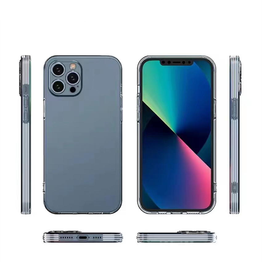 升级气囊保护清水套 适用sam三星a02s欧版 直边精孔透明tpu素材套