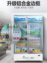 冰柜立式冷藏展示柜商用大容量风冷无霜饮料保鲜柜超市冷饮柜