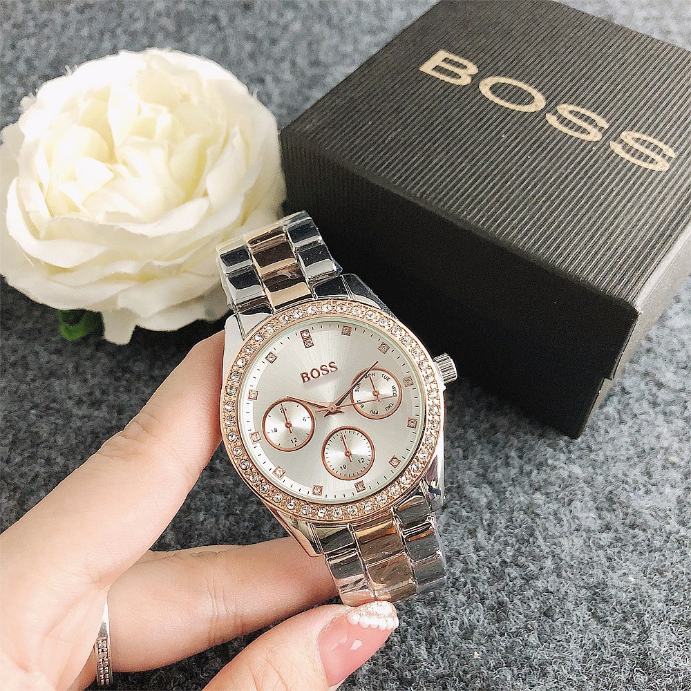 厂家批发外贸爆款手表男学生手表女士石英表dw watch钻石手表镶钻