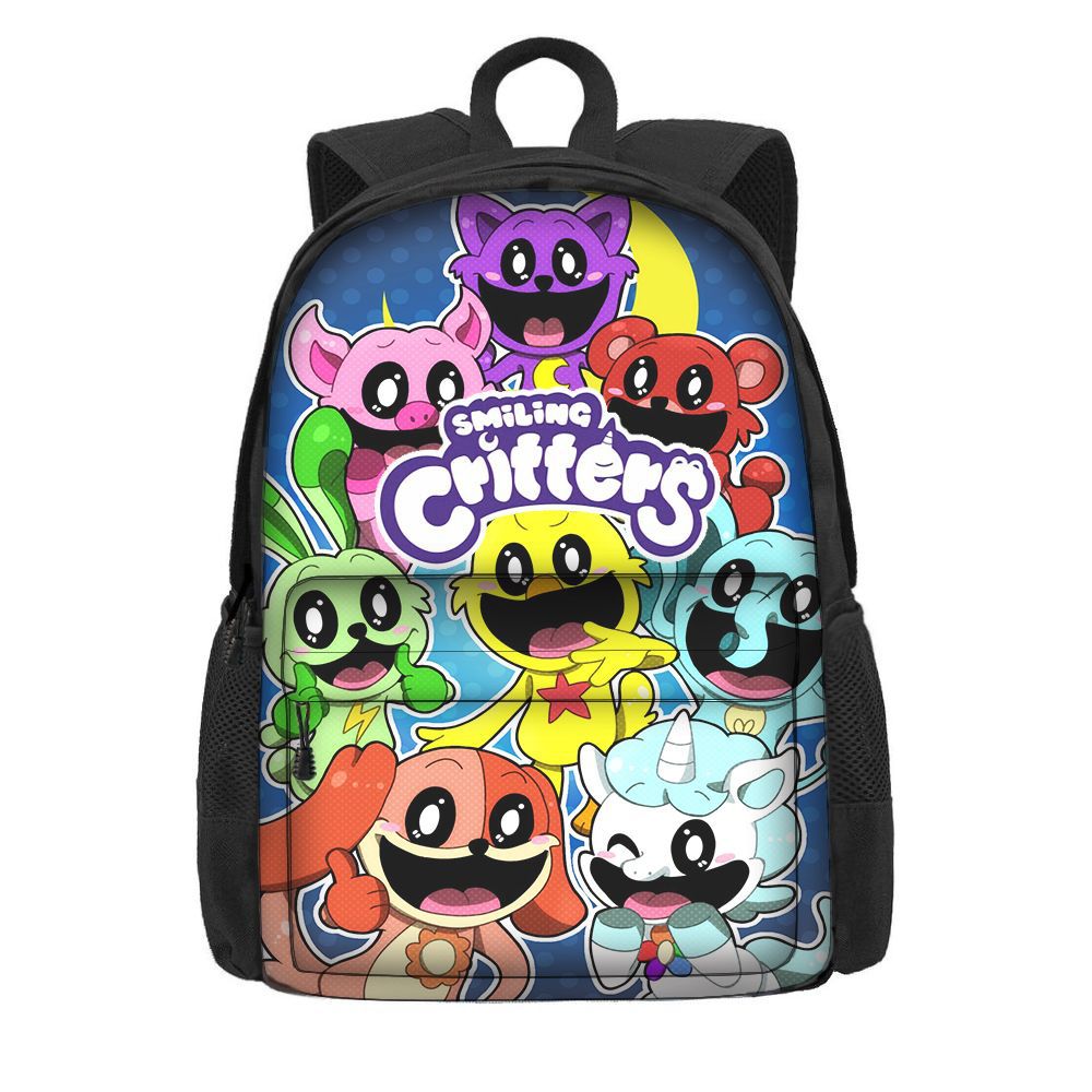 Cross-Border New Arrival Bobby's Game Time Chapter 3 Smiling Critters Schoolbag Student Backpack