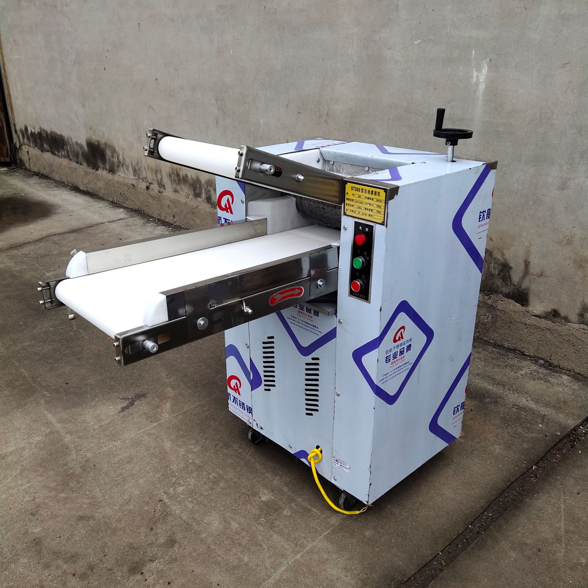 350型自动压面机 电功压面机 商用压面机 不锈钢压揉面机