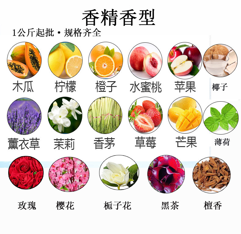 檀香日用檀木香精油性液体薰衣草柠檬日化工业涂料香料香精