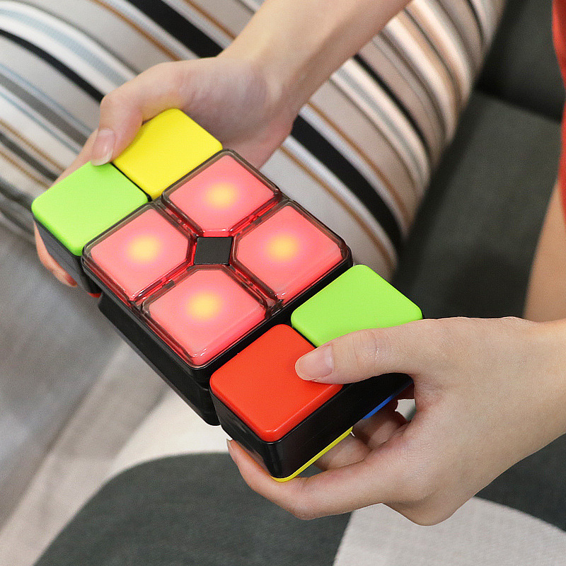 儿童电子音乐网红百变魔方智能无限减压解压抖音同款玩具-阿里巴巴