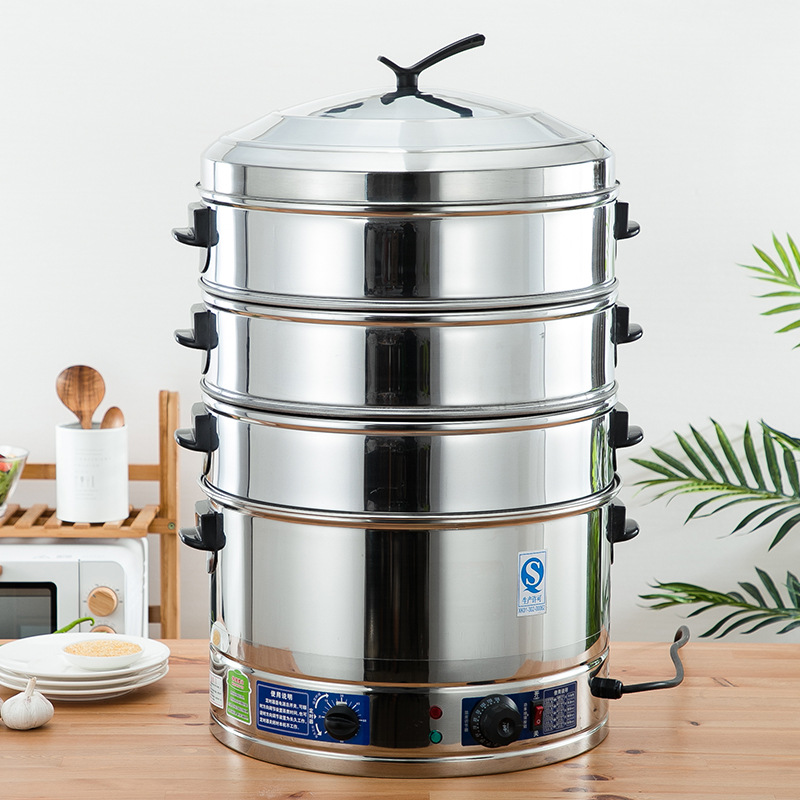 电蒸包炉台式蒸包子机全自动蒸汽炉早餐店蒸锅小笼包机器小型