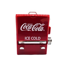 美国 创意 复古可乐牙签盒自动贩卖机造型按压牙签筒收纳盒牙签盒
