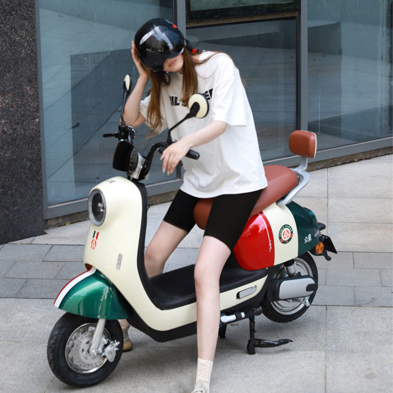 电动车女士60v成人踏板小龟王电瓶车 大功率长跑王电动摩托车