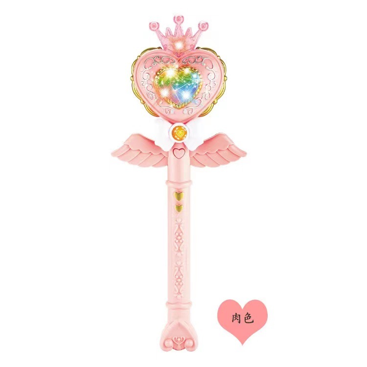 Balala Magic Wand Princess Stall Small Magic Wand Glow Stick Light Music Baby Girls' Toy Gift