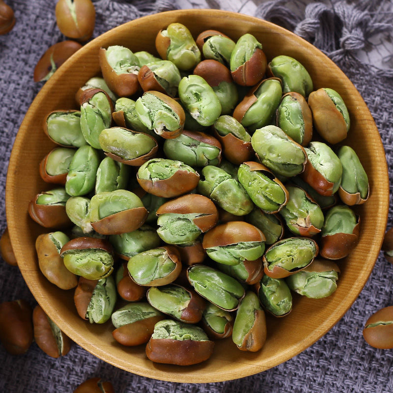 新货云南保山散装绿心蚕豆原味绿蚕豆炒货带壳干货坚果零食小吃