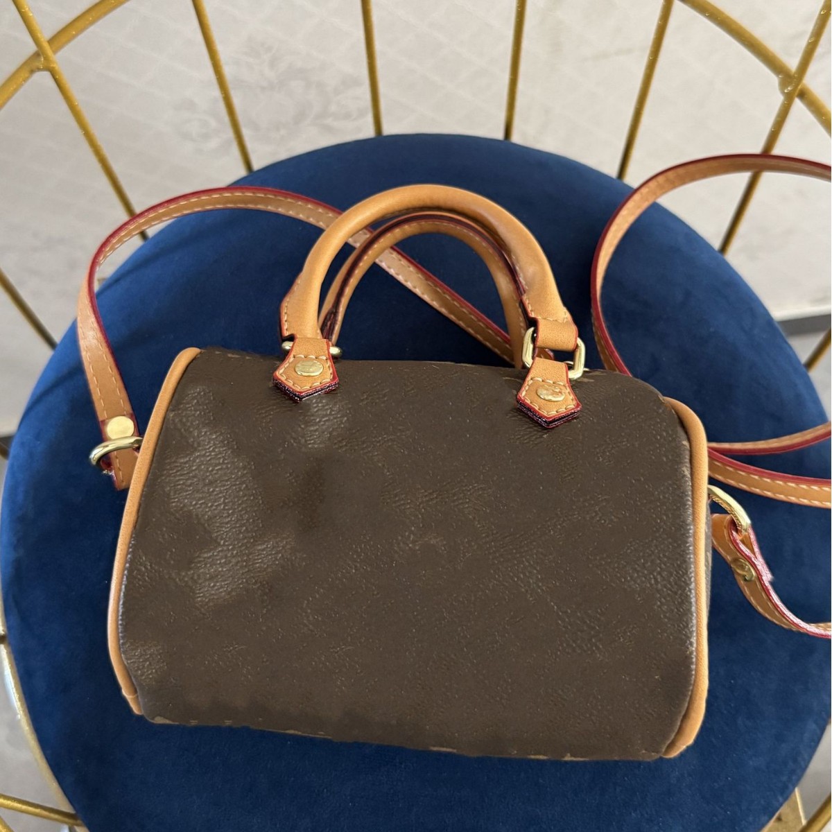 mini枕头包l印花字母单肩包斜跨包迷你小包手机包礼盒装女包