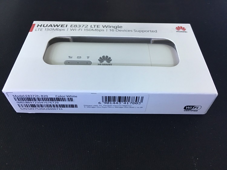 适用华为e8372h-820 lte usb modem 4g无线上网卡随身wifi英文版