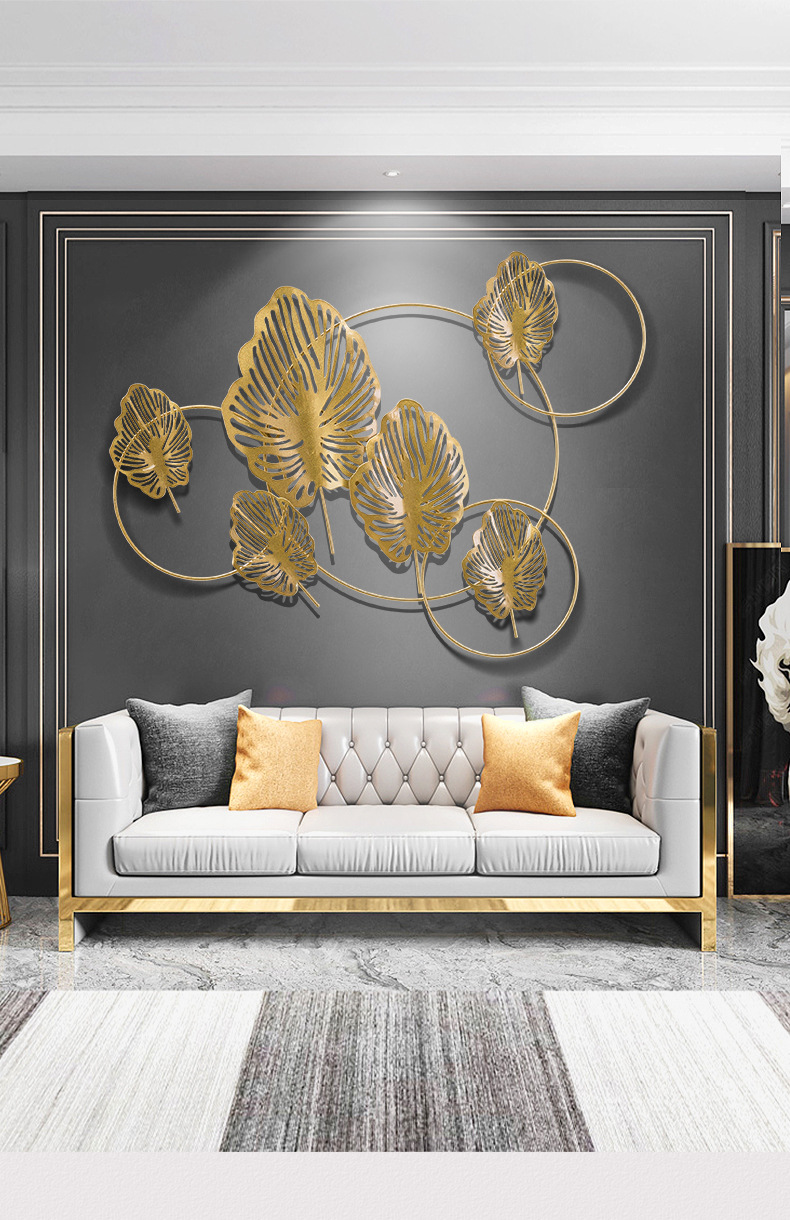 现代北欧家居壁挂装饰金属墙面饰品玄关客厅电视沙发背景墙挂饰