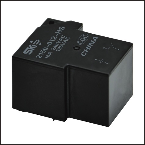 宏发hf2150思克继电器2150-1a-12d四脚电磁继电器