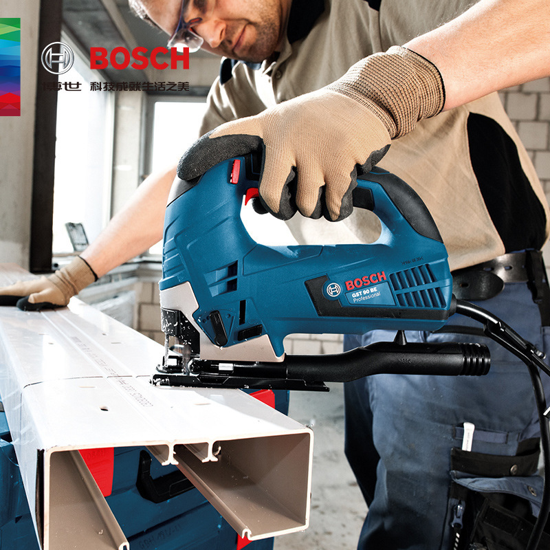 博世新品电动曲线锯gst90be手持式电锯博士多功能金属切割拉花锯
