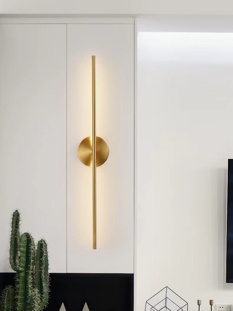 室内壁灯极简客厅沙发床头长条壁灯led卧室灯具电视背景墙线条灯