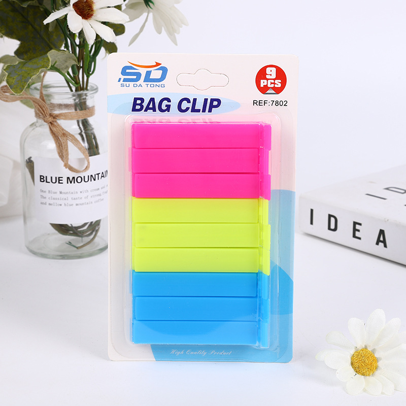 Japanese-Style Plastic Food Tea Sealing Clip Fresh-Keeping Snack Bag Moisture-Proof Sealing Clip Wholesale Customized