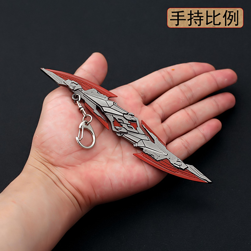 吞噬-星空动漫周边领主罗峰血影战刀带鞘武器模型全金属工艺品