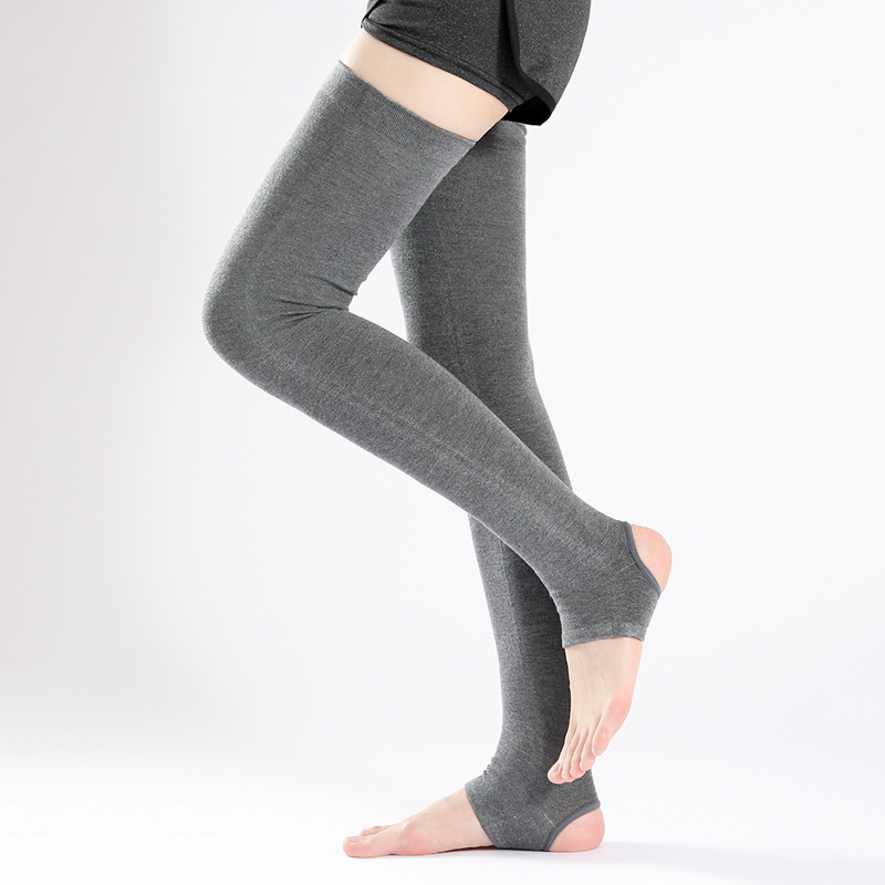 棉线护腿秋冬女男加厚过膝袜套护膝加长防寒保暖踩脚老寒腿护小腿