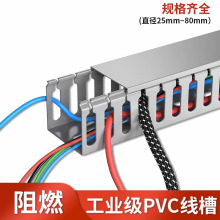 pvc明线隐形线槽电线走线槽工业配电箱明装理线槽网线装饰神器