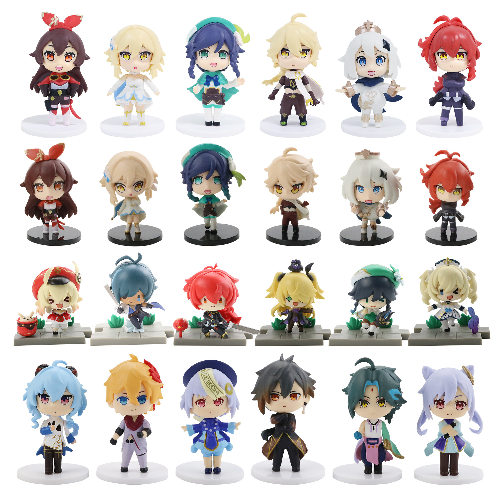 18款原神周边派蒙手办动漫二次元游戏模型摆件可爱公仔礼物