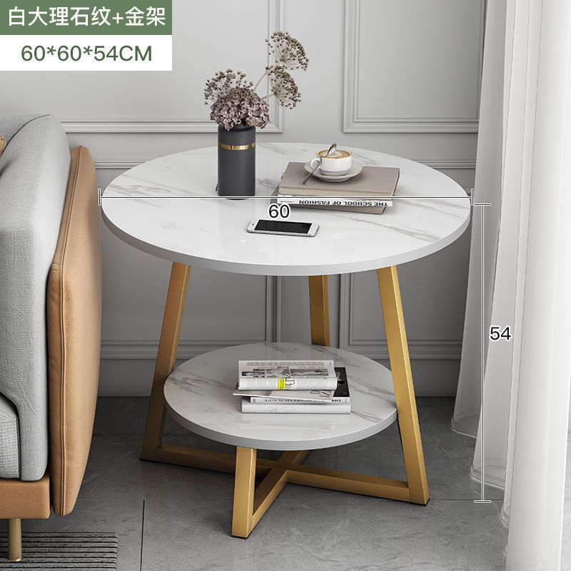 small coffee table side table sofa small apartment living room bedroom small round table simple bedside storage rack balcony small coffee table