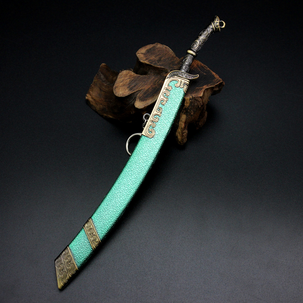 有翡周边兵器 周翡 破雪刀合金模型钥匙扣摆件22cm