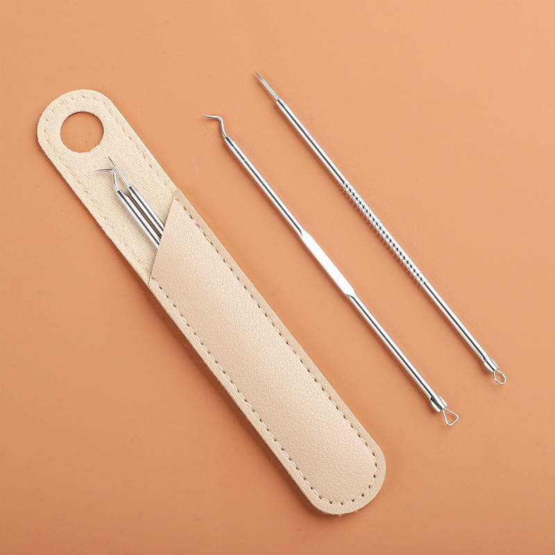 Closed Mouth Combination Acne Needle Set Blackhead Scraping Acne Needle Beauty Salon Home Pop Pimples Go Pimple Removing Needle Squeeze Tool