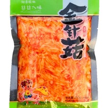 【】香辣金针菇下饭菜即食红油小咸菜酱菜麻辣下酒菜米饭配菜