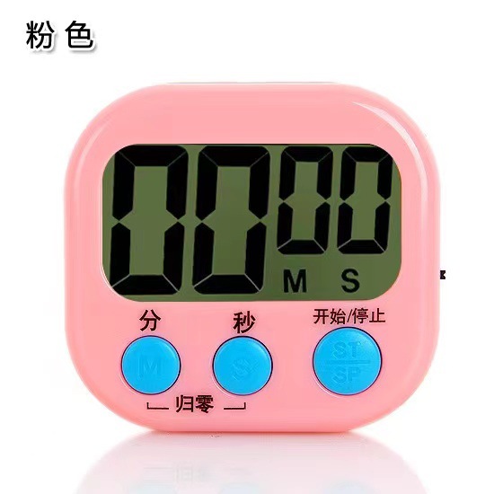 Chinese and English Large Screen Electronic Timer Cross-Border Student Digital Stopwatch Reminder Kitchen Baking Timer