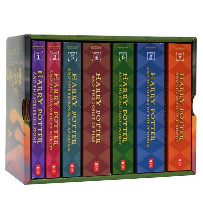 哈利波特英文版 全集全套harry potter1-7册 英文原版小说书籍