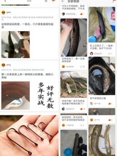 黑鱼钩传统钓乌鱼鲶鱼鲳鱼鳜鱼放线活饵夜钓长柄钨碳钢高强度