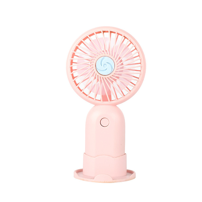 Printable Logo Small Handheld Fan Mini USB Rechargeable Fan Student Portable Cartoon Small Handheld Fan