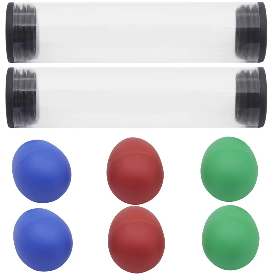 塑料沙蛋6个装配沙蛋筒儿童乐器舞蹈表演道具沙蛋球幼儿音乐砂蛋