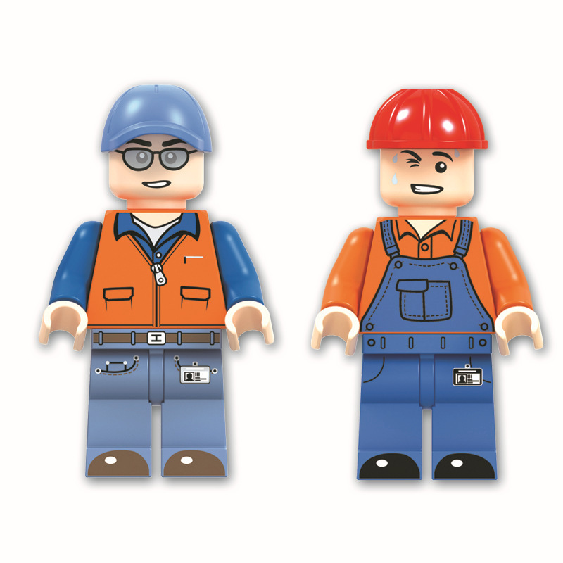 卫乐积木儿童兼容乐高益智拼插积木男孩玩具小小工程师自卸车7074