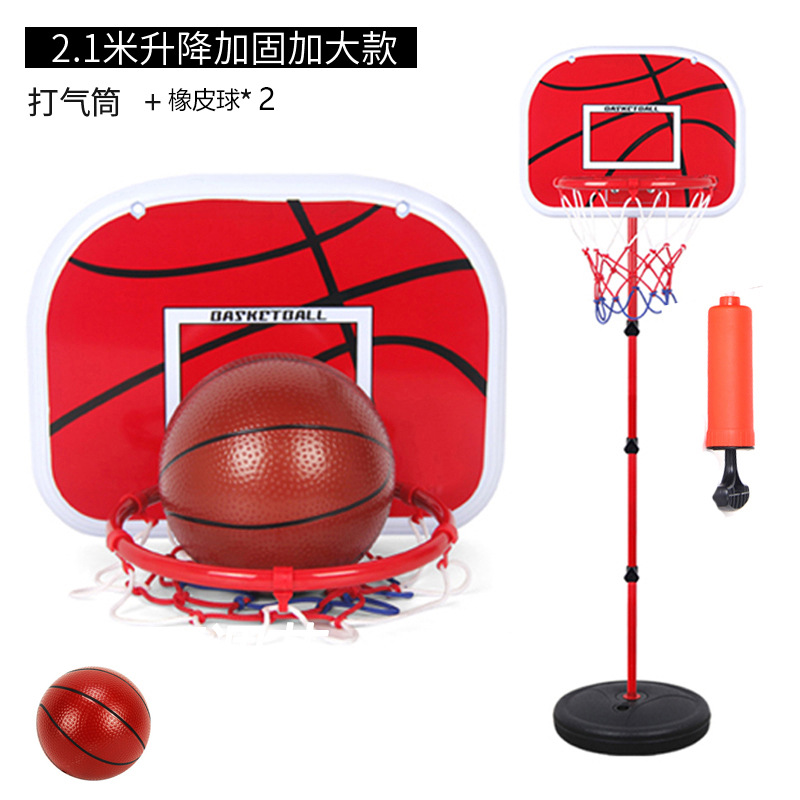 Cross-Border Foreign Trade Outdoor Indoor Sports Iron Pole Basketball Hoop Baby Shooting Frame Children's Adjustable Basketball Stand Toys