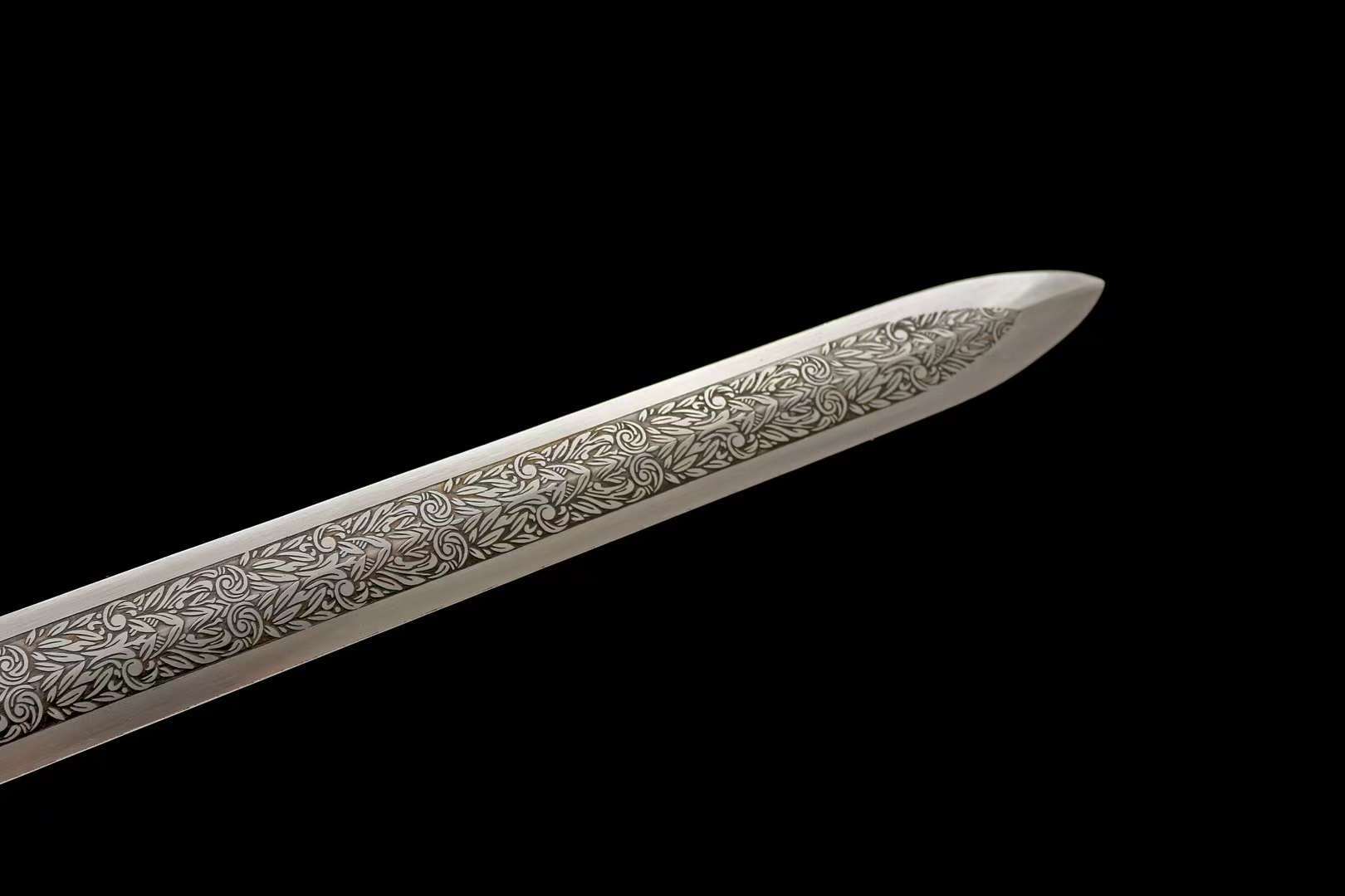 龙泉市刀剑复古摆设碳钢锻打车载一体长剑硬剑汉剑冷兵器未开刃