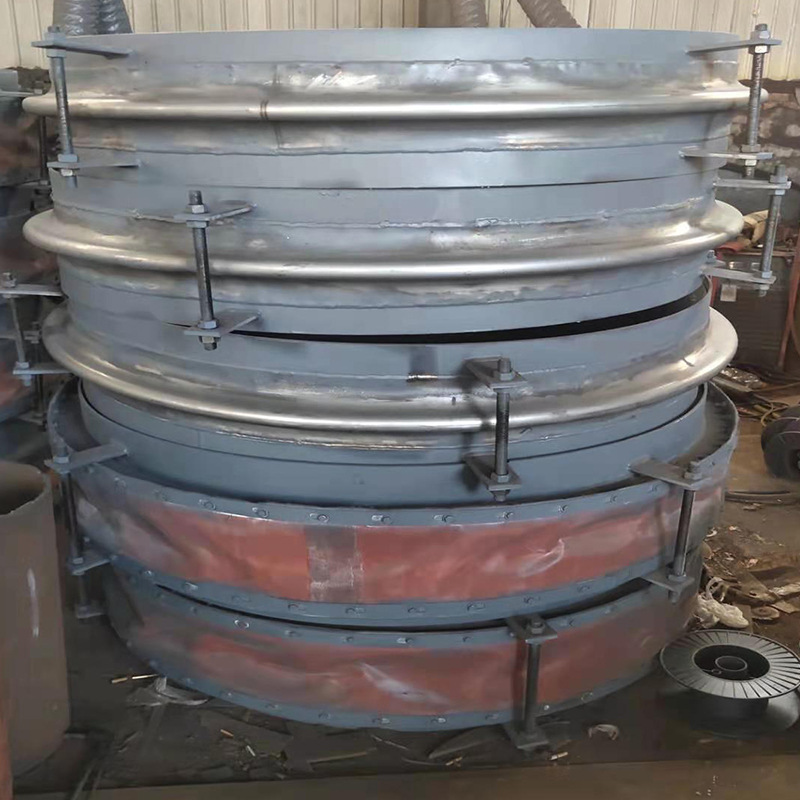 现货供应圆形非金属蒙皮柔性补偿器 定制焊接织物耐高温烟风道