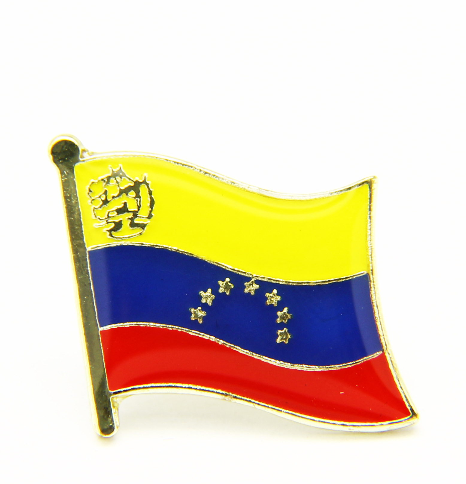 委内瑞拉 金属国旗徽章 venezuela flag lapel pin badge 183