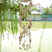 贝壳风铃多色工艺品_白彩居家工艺品挂饰手厂家批发