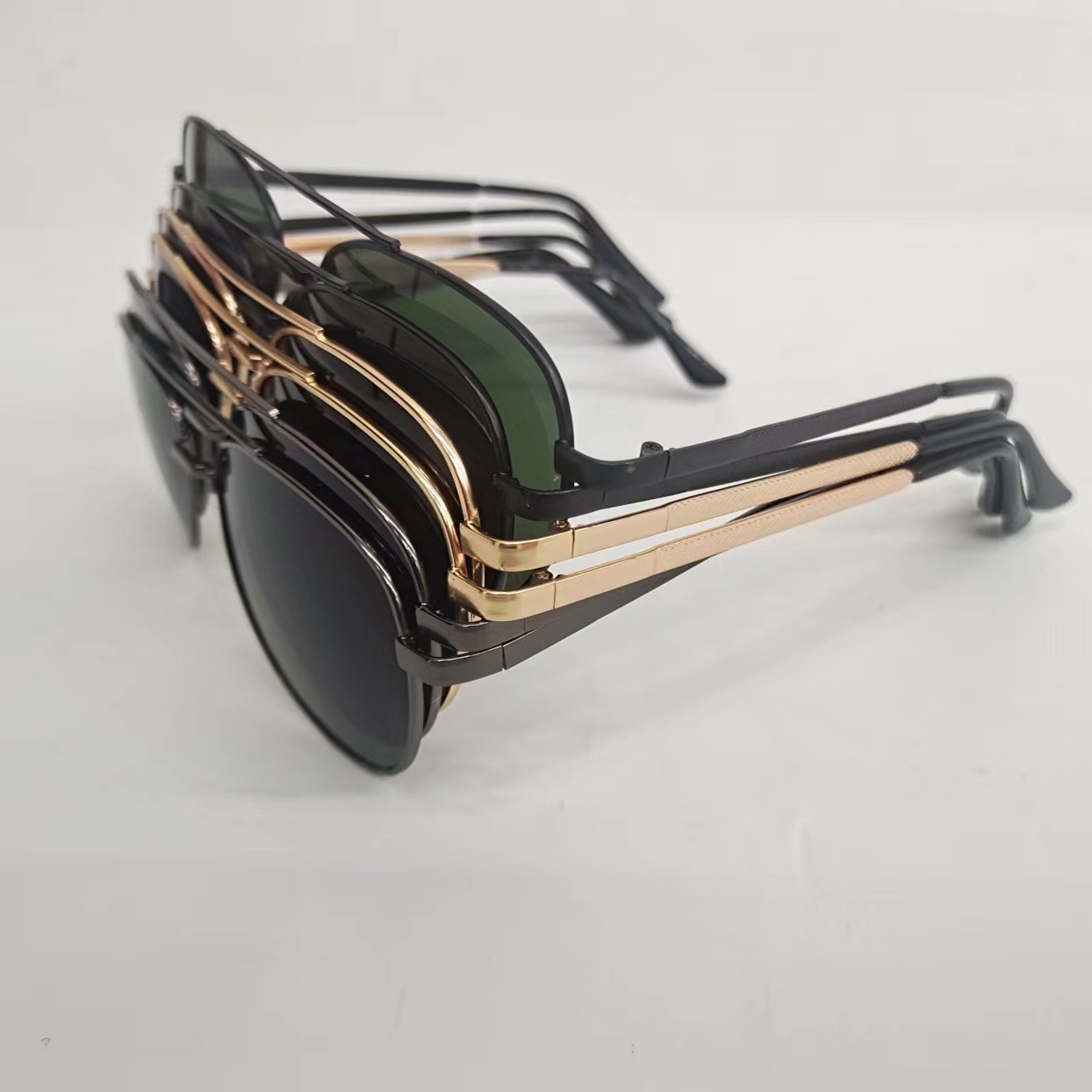 New Square Sunglasses Metal Sun Glasses Wholesale Fashion Sunglasses Driving Stall E-Commerce Drainage Supply