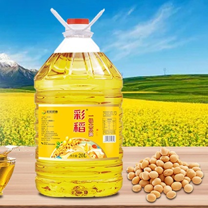 彩稻一级大豆油20升大豆油餐饮商用油炸炒菜食用油大桶装家用家庭
