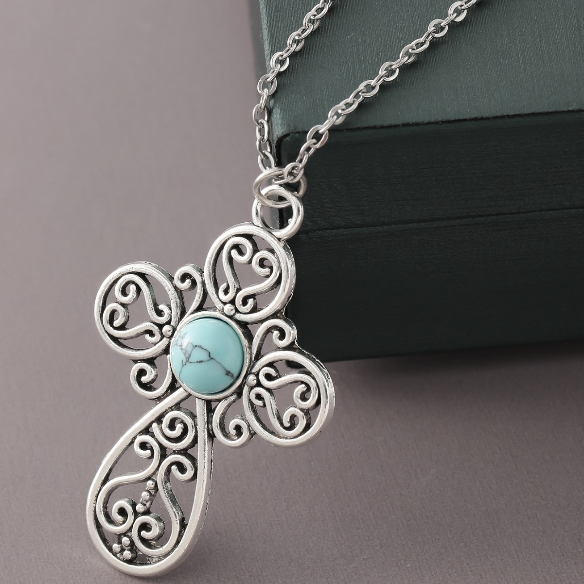 安明 跨境 外贸 哥特式青铜,吊坠,白色石太阳项链-阿里巴巴