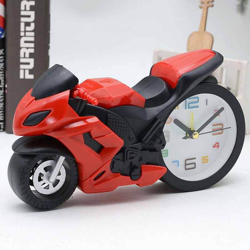 一件代发赛车模型摩托车闹钟生日礼物男生小孩学生送礼活动礼品