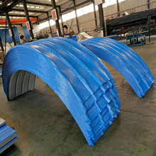 弧形彩钢瓦 拱形彩钢瓦楞板波浪瓦弧度可调 规格材质齐全厂家货源