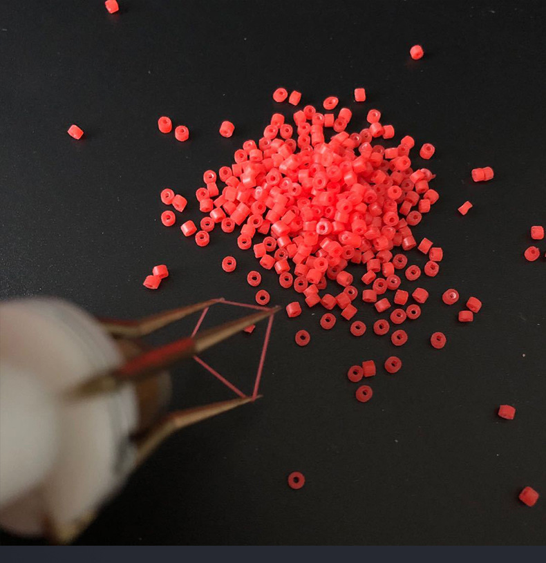 厂家批发绑红虫皮筋圈散装红虫夹皮套红虫笔专用小包装鱼饵皮筋