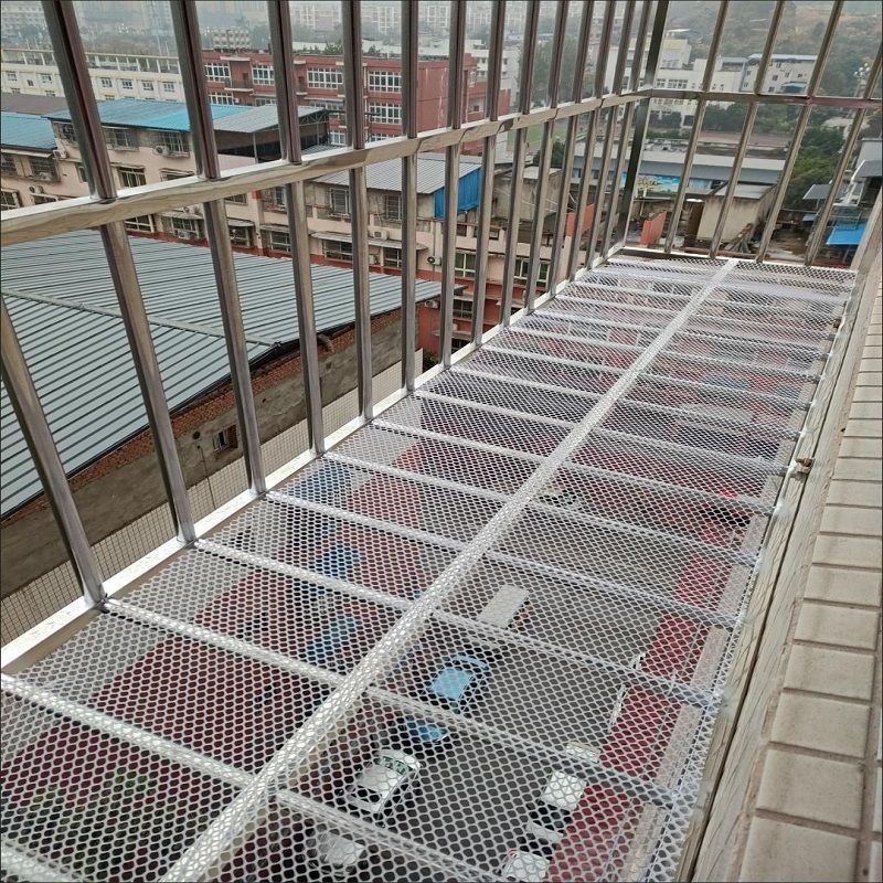 宠物护栏阳台防护网防盗窗晾晒防漏网格垫塑料网格封窗拦猫隔离网