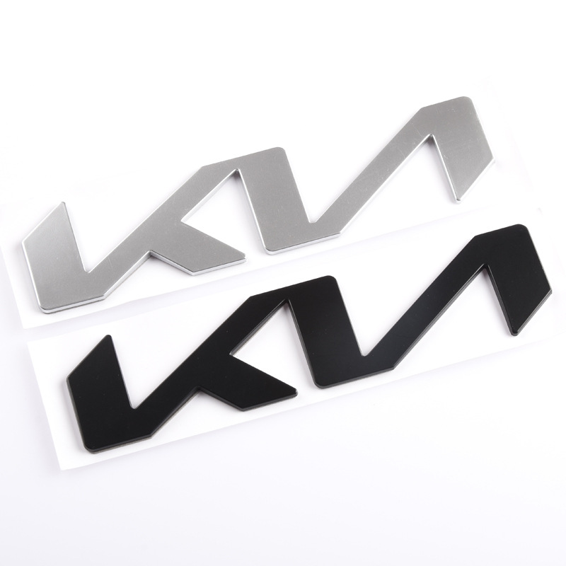 适用kia起亚标k3k4k5k7k8凯酷kx34521款前尾后车标emblem黑武士