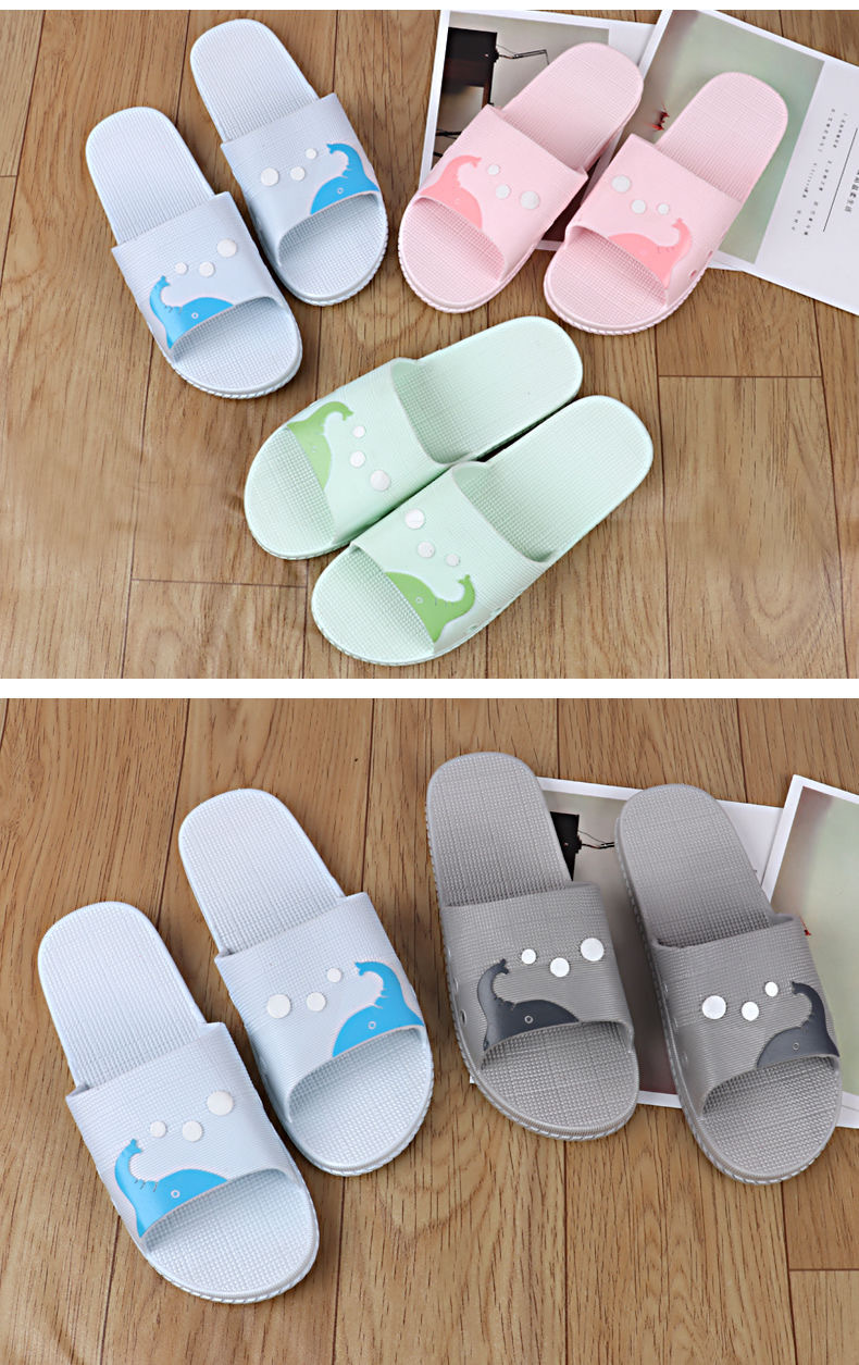 大象家居拖鞋 揭阳pvc塑料拖鞋浴室夏季凉拖鞋女室内家用批发