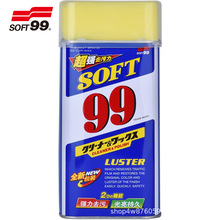 正品SOFT99水蜡汽车抛光打蜡漆面光亮去划痕去污修复光辉99水蜡