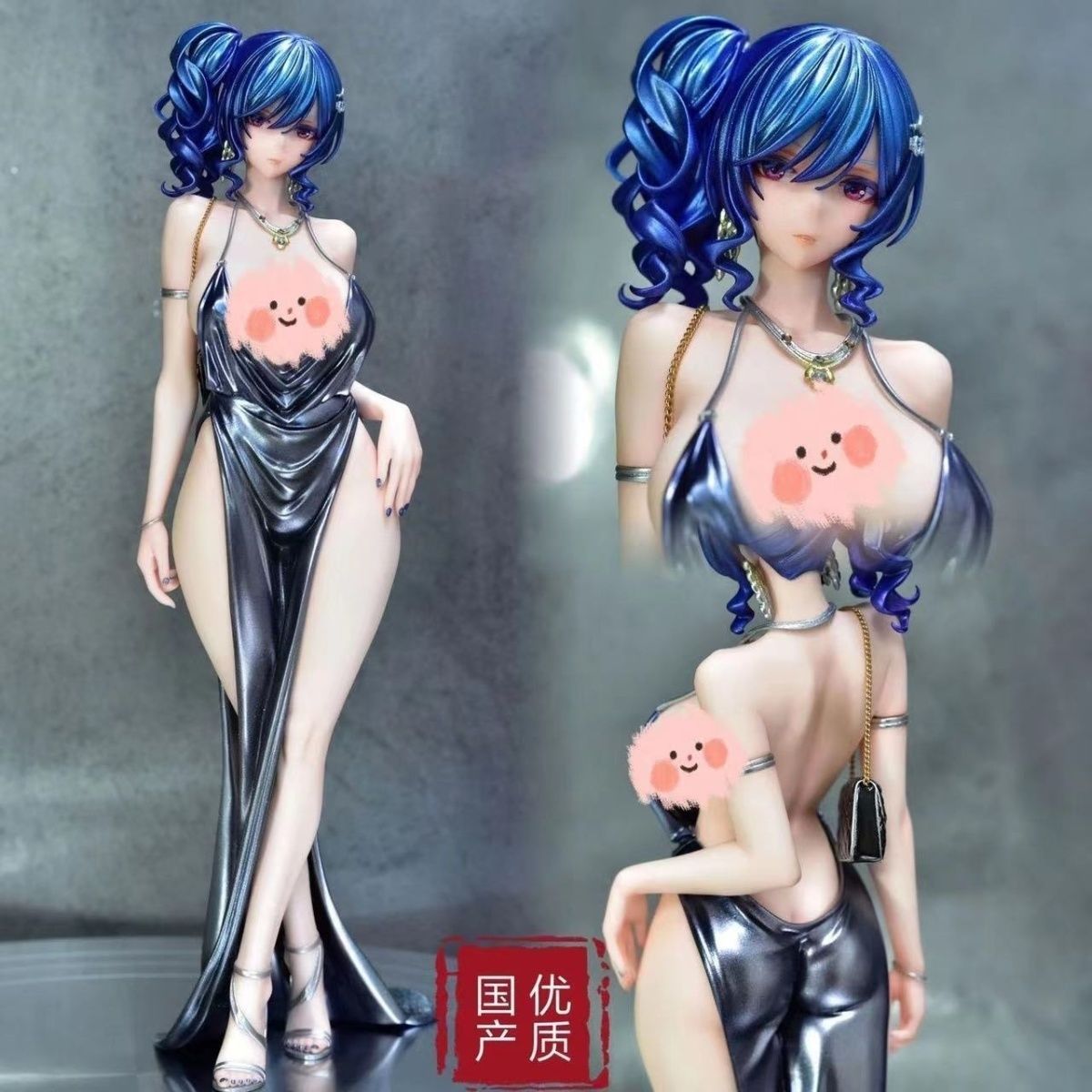 碧蓝航线ldh全套手办晚礼服优质动漫便宜摆件盒装易斯二次元-阿里巴巴