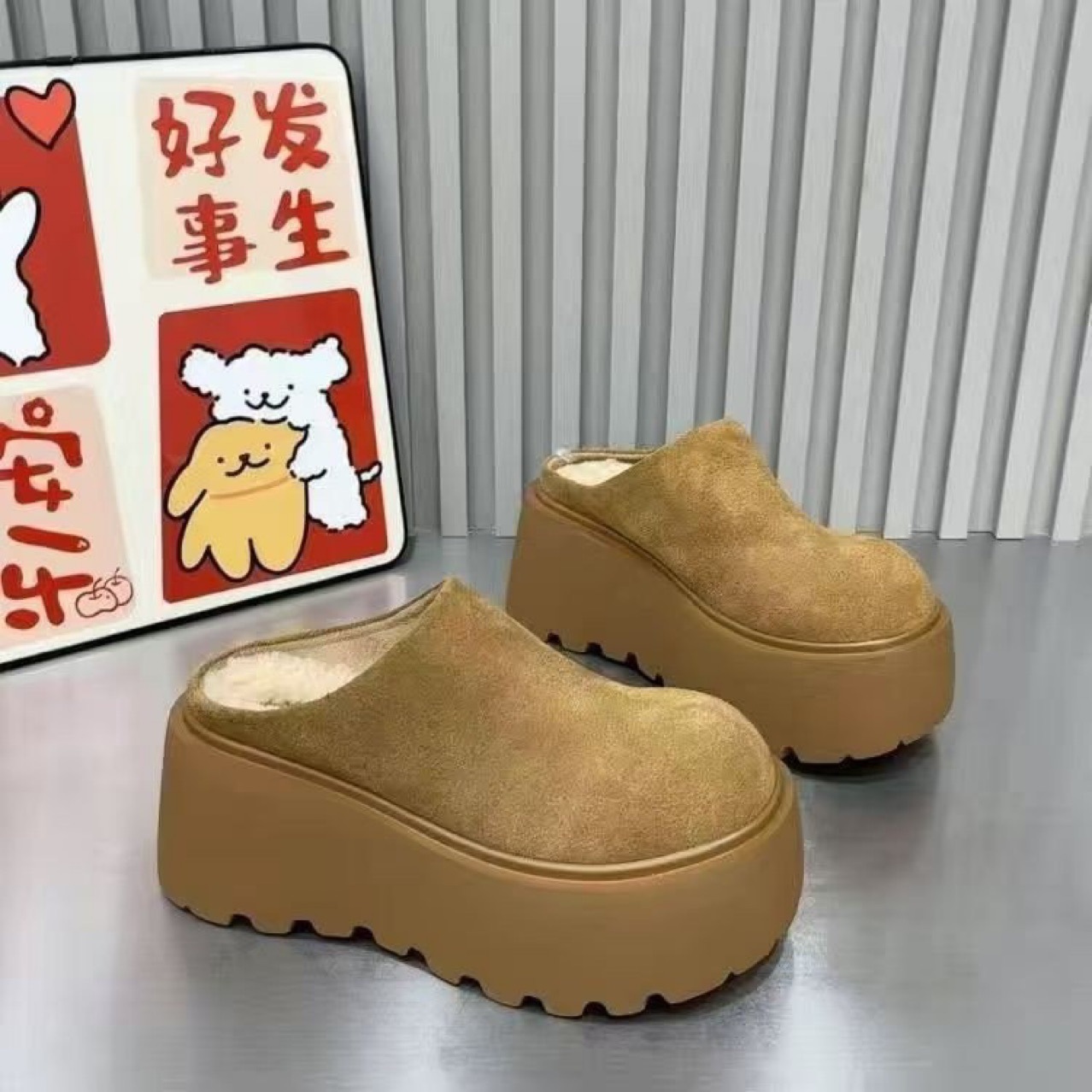 欧美大牌松糕凉鞋